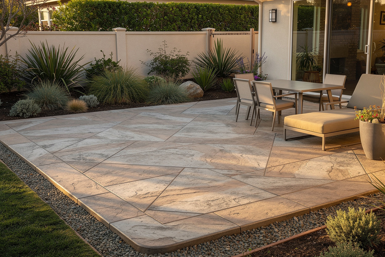 Decorative Concrete Patio